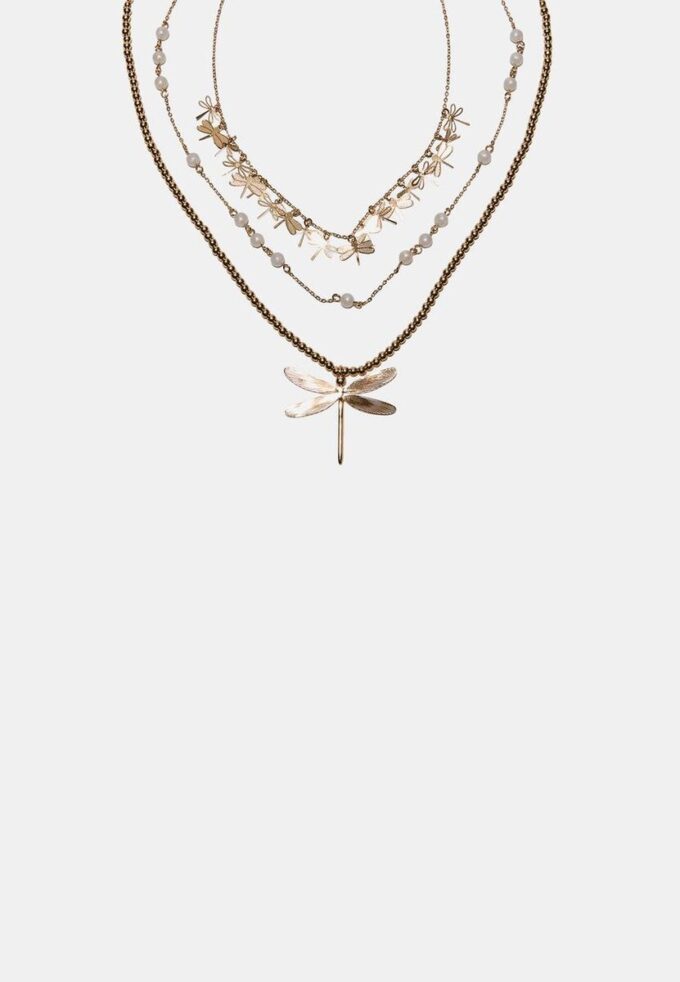 Juego de 3 collares de libélula