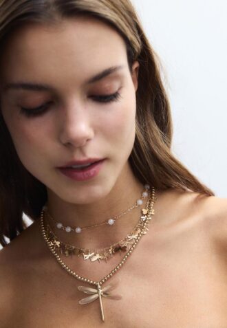 Juego de 3 collares de libélula