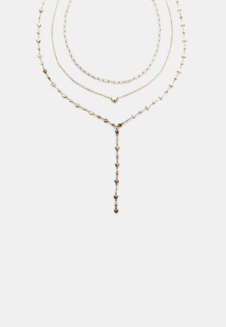 Juego de 3 collares Lariat Heart Juego de 3 collares Lariat Heart