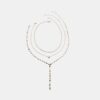 Juego de 3 collares Lariat Heart
