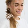 Juego de 3 gomas para el pelo a rayas