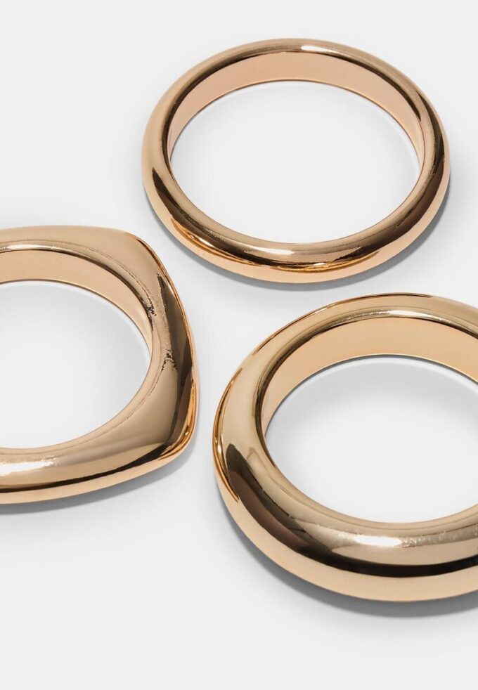 Juego de 3 pulseras rígidas