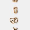 Juego de 4 anillos de estrella