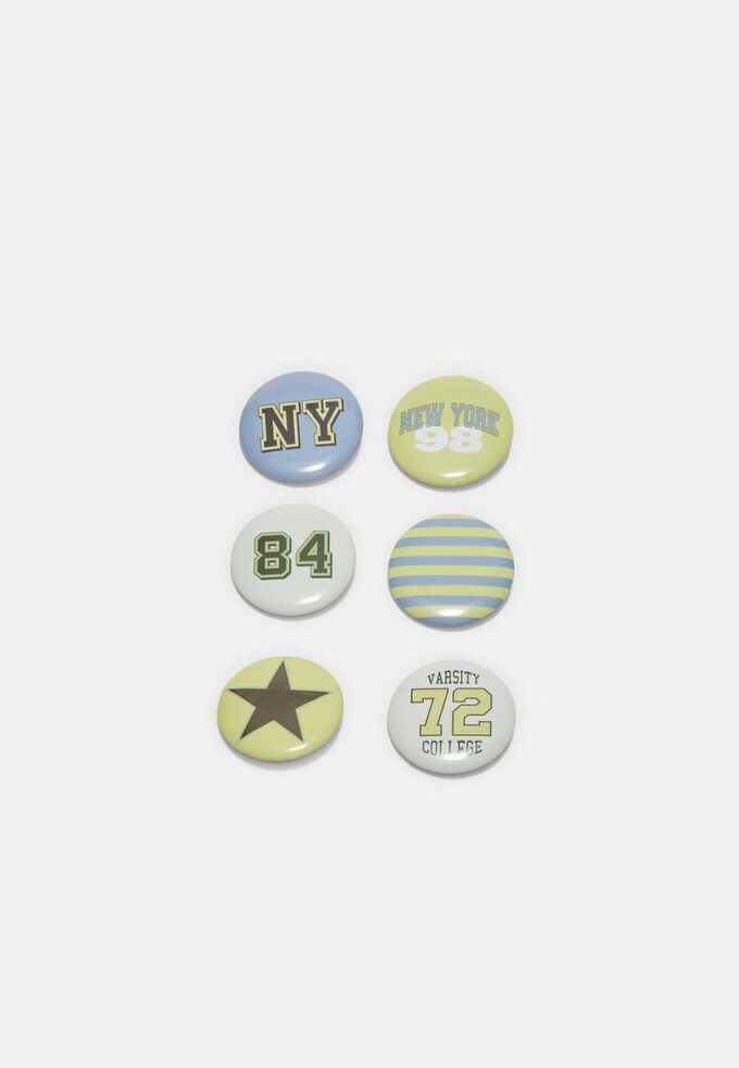 Juego de 6 broches