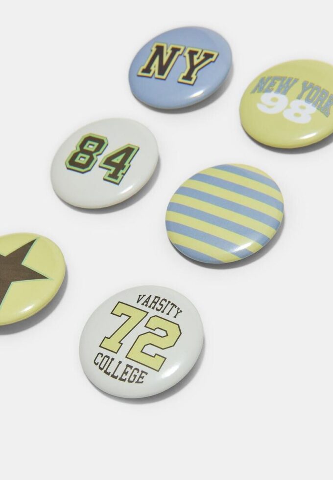 Juego de 6 broches