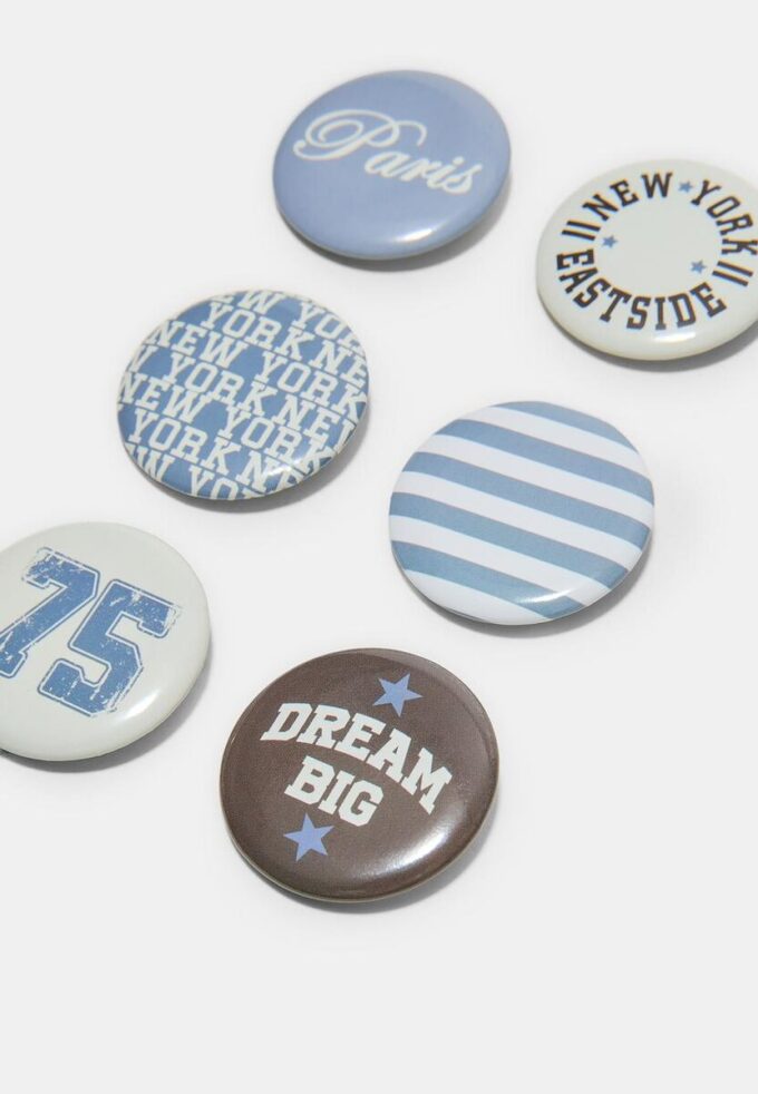 Juego de 6 broches