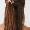 Juego de 6 mini pinzas para el pelo con forma de flor