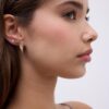 Juego de 9 aretes de mariposa y perlas de imitación Juego de 9 aretes de mariposa y perlas de imitación