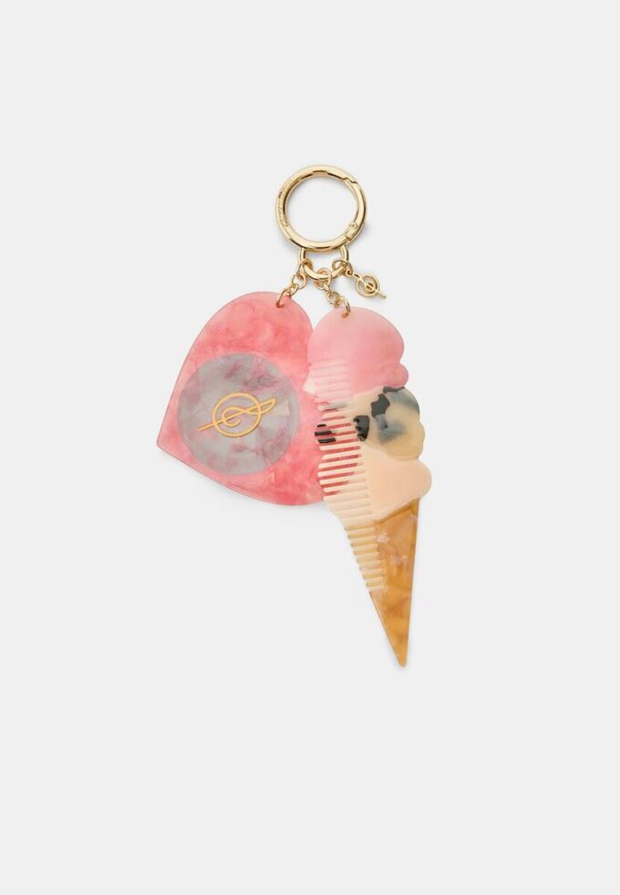 Llavero con charm de helado