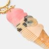 Llavero con charm de helado