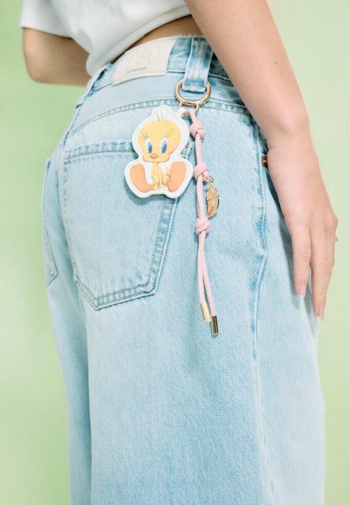 Llavero con charm de Piolín