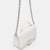 Mini bolso cruzado rígido con efecto coco