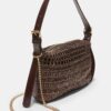 Mini bolso de hombro de ganchillo Mini bolso de hombro de ganchillo