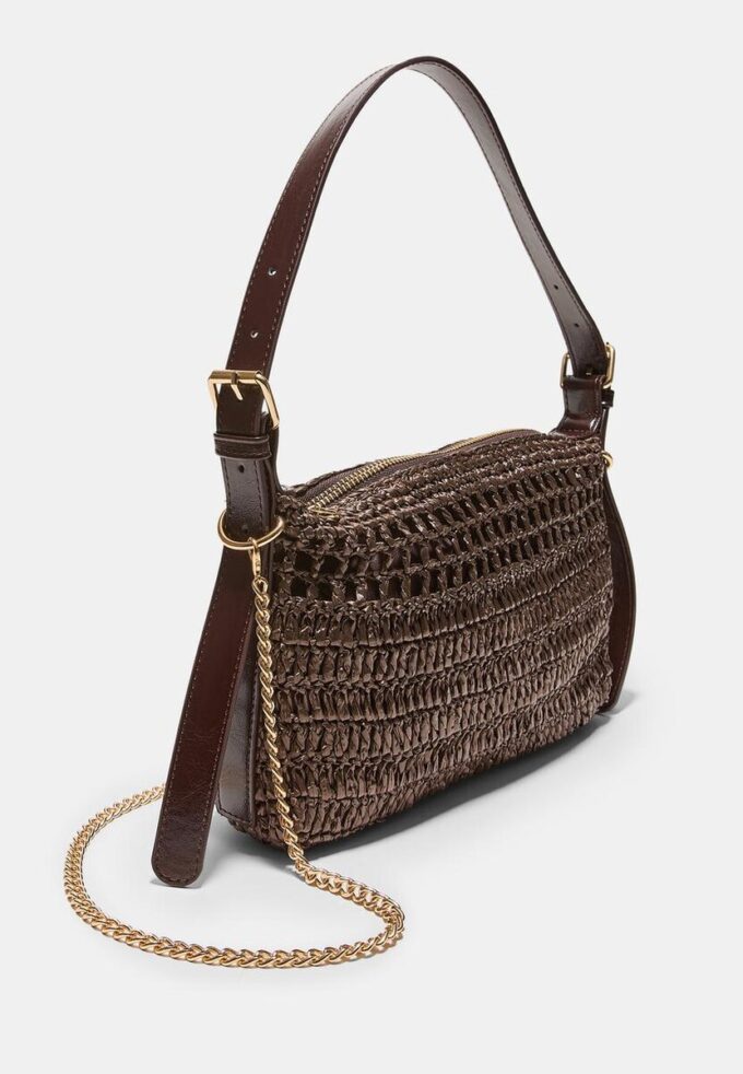Mini bolso de hombro de ganchillo Mini bolso de hombro de ganchillo