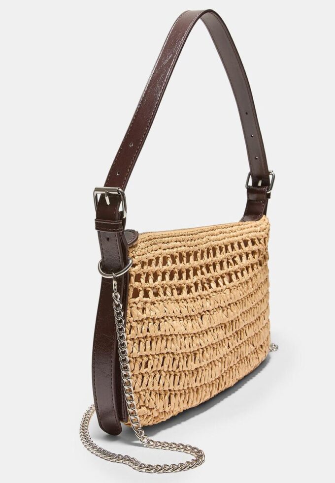 Mini bolso de hombro de ganchillo Mini bolso de hombro de ganchillo