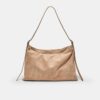 Mini bolso de hombro de Tacto suave con cremalleras Mini bolso de hombro de Tacto suave con cremalleras