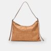 Mini bolso de hombro de Tacto suave con cremalleras Mini bolso de hombro de Tacto suave con cremalleras