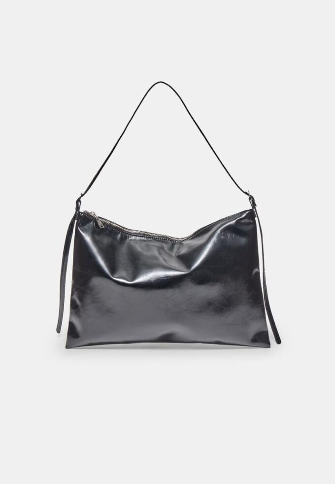 Mini bolso de hombro de Tacto suave con cremalleras