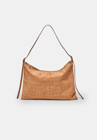 Mini bolso de hombro de Tacto suave con cremalleras