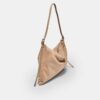 Mini bolso de hombro de Tacto suave con cremalleras Mini bolso de hombro de Tacto suave con cremalleras
