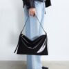 Mini bolso de hombro de Tacto suave con cremalleras