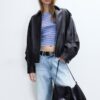Mini bolso de hombro de Tacto suave con cremalleras