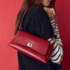 Mini bolso rectangular grande con solapa