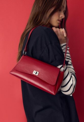 Mini bolso rectangular grande con solapa
