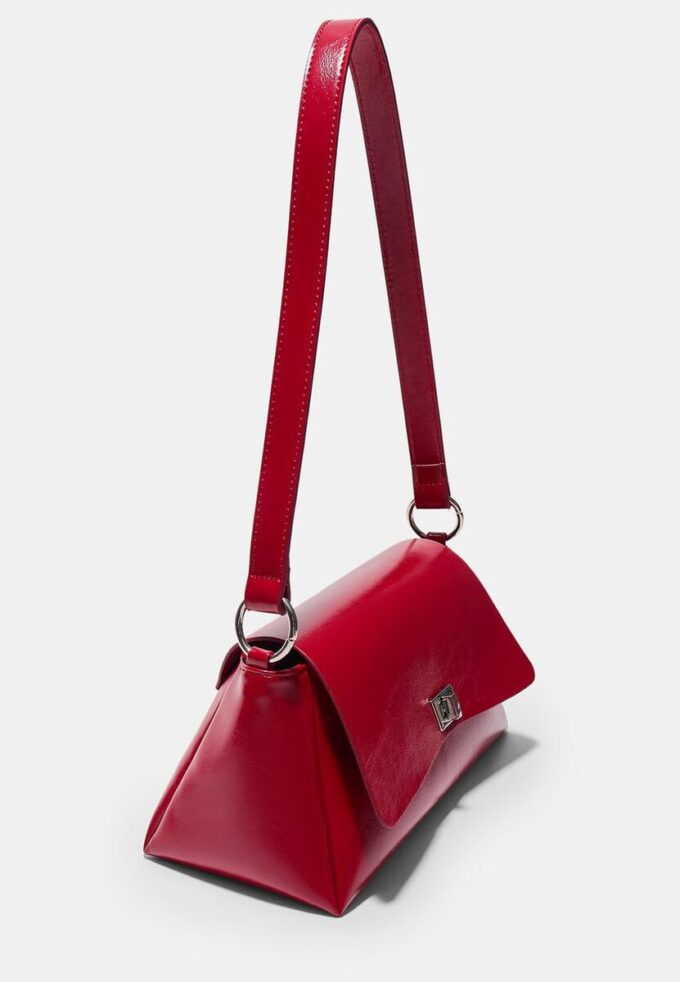 Mini bolso rectangular grande con solapa