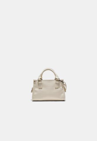 Mini bolso tote bandolera con efecto coco