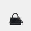 Mini bolso tote bandolera con efecto coco