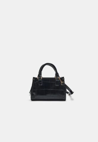 Mini bolso tote bandolera con efecto coco