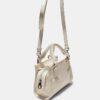 Mini bolso tote bandolera con efecto coco