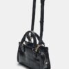 Mini bolso tote bandolera con efecto coco