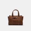 Mini bolso tote con hebilla