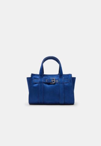 Mini bolso tote con hebilla