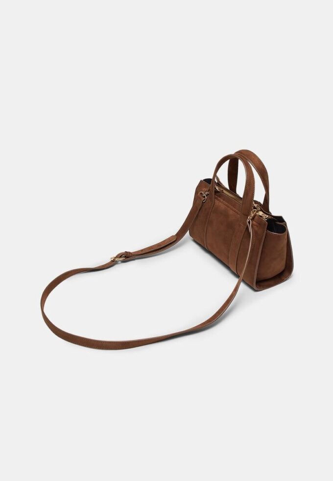 Mini bolso tote con hebilla