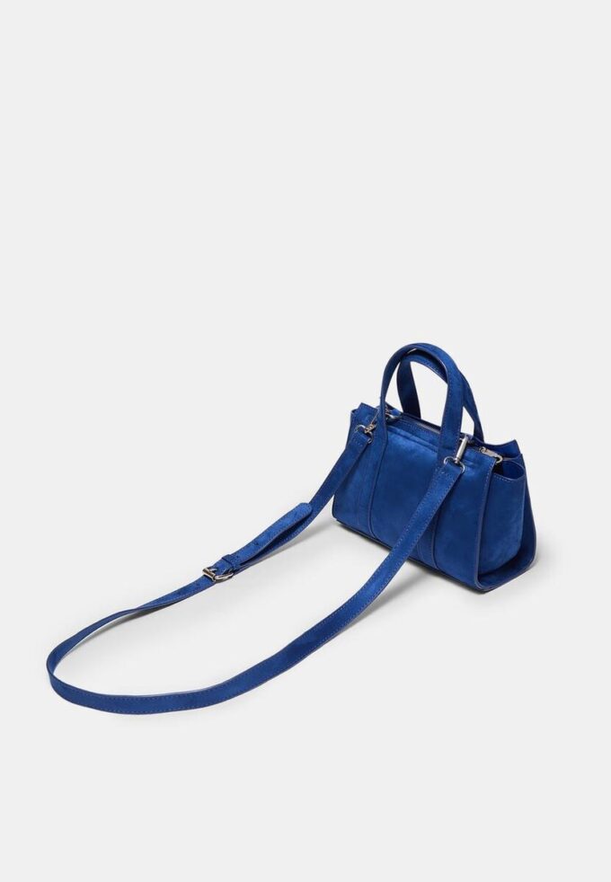 Mini bolso tote con hebilla