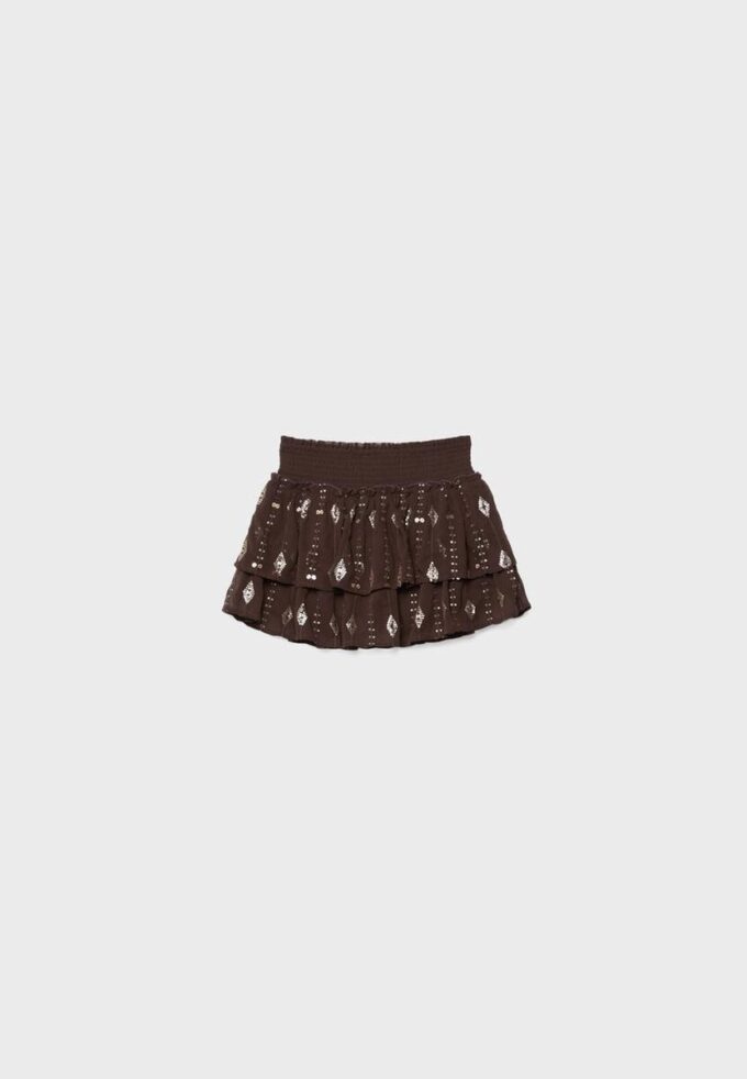 Minifalda bordada Minifalda bordada