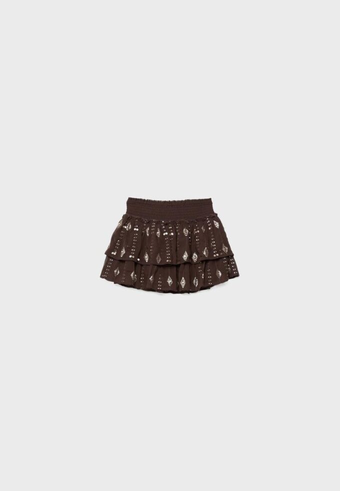 Minifalda bordada Minifalda bordada