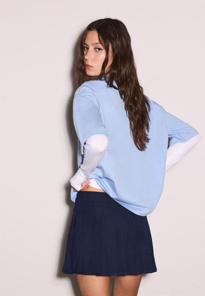 Minifalda con pliegues Minifalda con pliegues