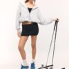 Minifalda-Skort con ribete de encaje Minifalda-Skort con ribete de encaje