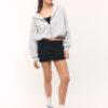 Minifalda-Skort con ribete de encaje Minifalda-Skort con ribete de encaje