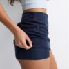 Minifalda-Skort de ante sintético Minifalda-Skort de ante sintético