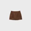 Minifalda-Skort de ante sintético Minifalda-Skort de ante sintético