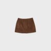 Minifalda-Skort de ante sintético Minifalda-Skort de ante sintético
