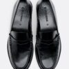 Mocasines de imitación de piel negra Mocasines de imitación de piel negra