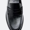 Mocasines de imitación de piel negra Mocasines de imitación de piel negra