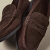 Mocasines de piel marrón Mocasines de piel marrón