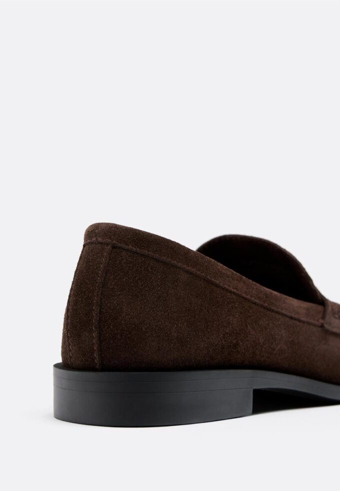 Mocasines de piel marrón Mocasines de piel marrón